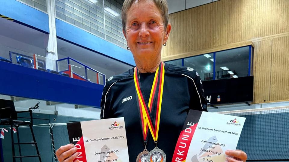 Petra Knacker gewinnt Edelmetall in Solingen